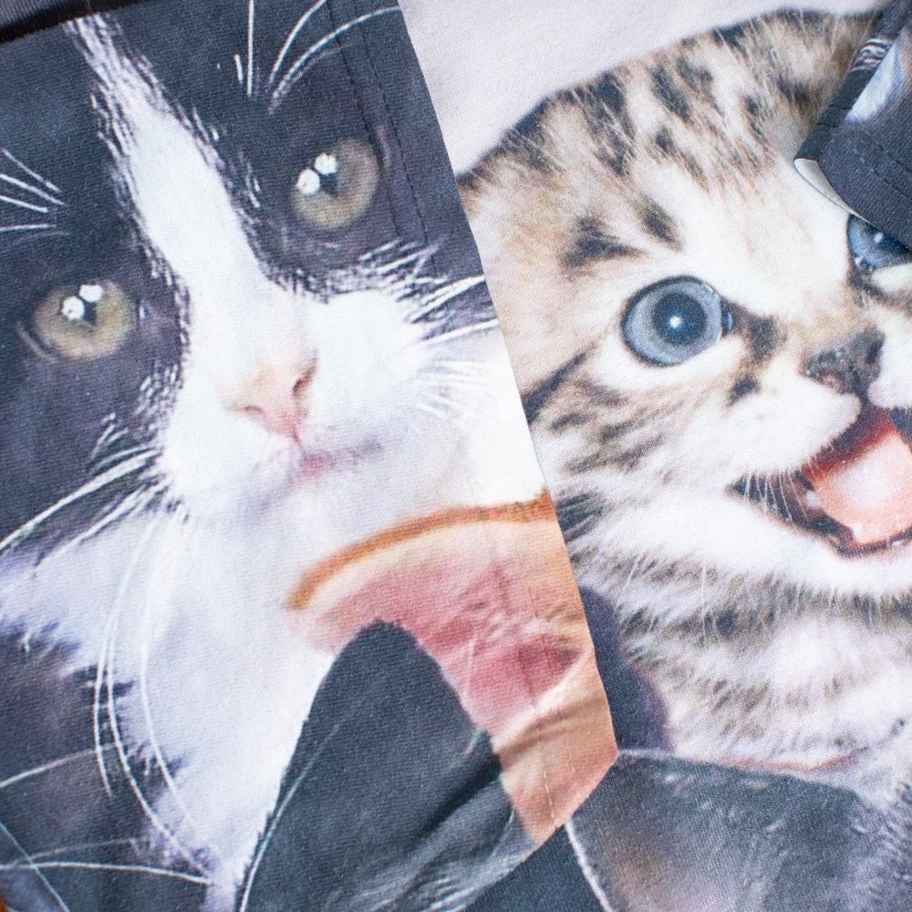 Funny Cat Kitten T-shirt Size L - Picture 8 of 9